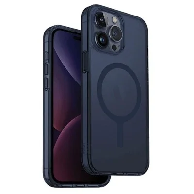 Cover Iphone 15 Pro Max Hybrid Magclick Charging Lifepro Xtreme Uniq - Smoke Blue